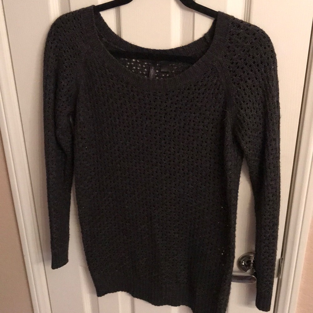 Long Gray Sweater